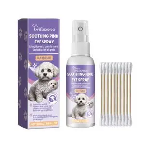 Yegbong Pet Tear Stain Spray: Gentle Eye Cleaner & Moisturizer for Bright Eyes