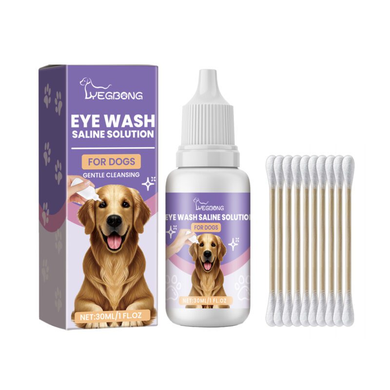 Yegbong Gentle Dog Saline Eye Cleanser: Tear Stain Remover & Eye Soother
