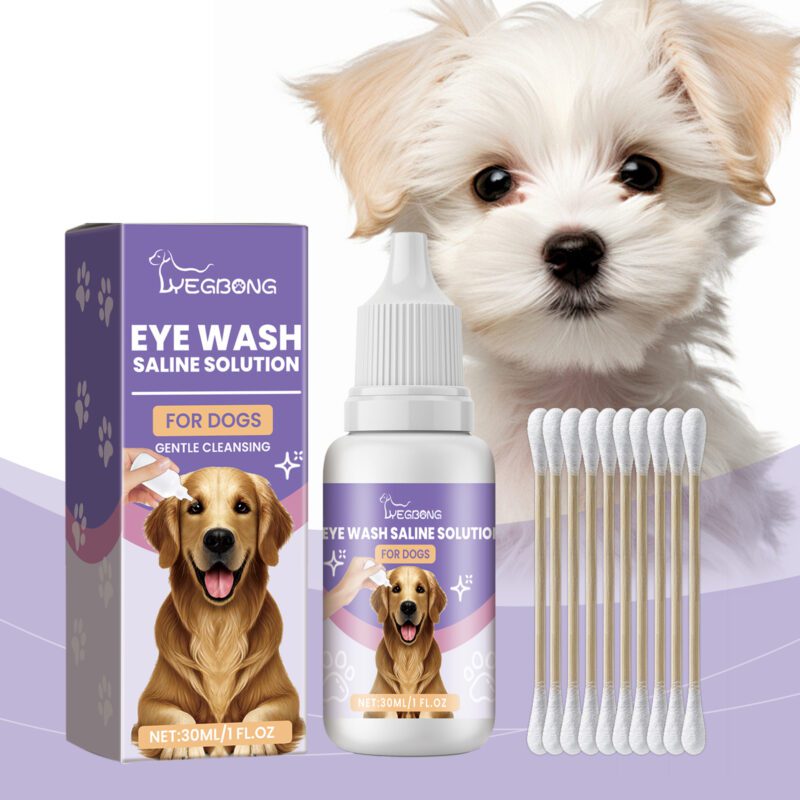 Yegbong Gentle Dog Saline Eye Cleanser: Tear Stain Remover & Eye Soother - Image 2