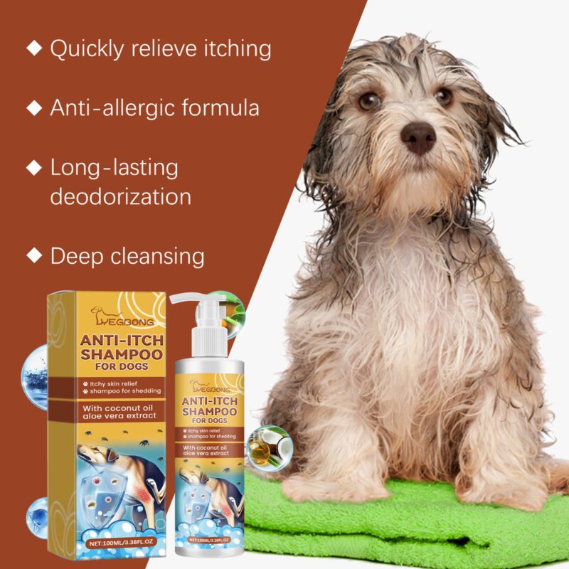 Yegbong Gentle Anti-Itch Dog Shampoo: Nourishing & Smoothing Coat - Image 3