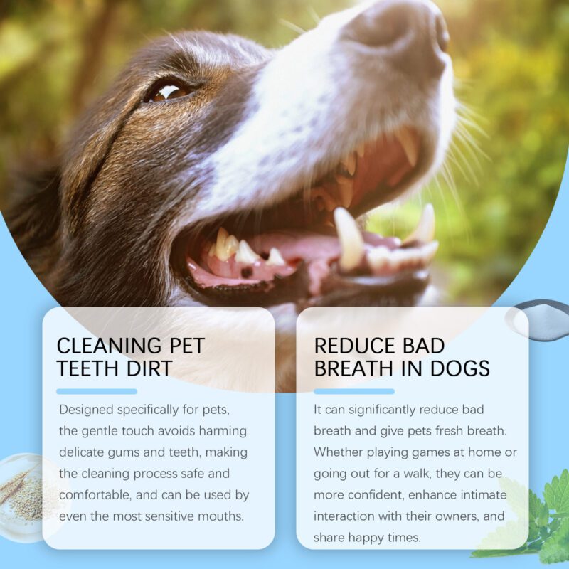 Yegbong Pet Toothbrush for Dogs and Cats - Gentle Teeth Cleaning Pen for Fresh Breath - Image 3