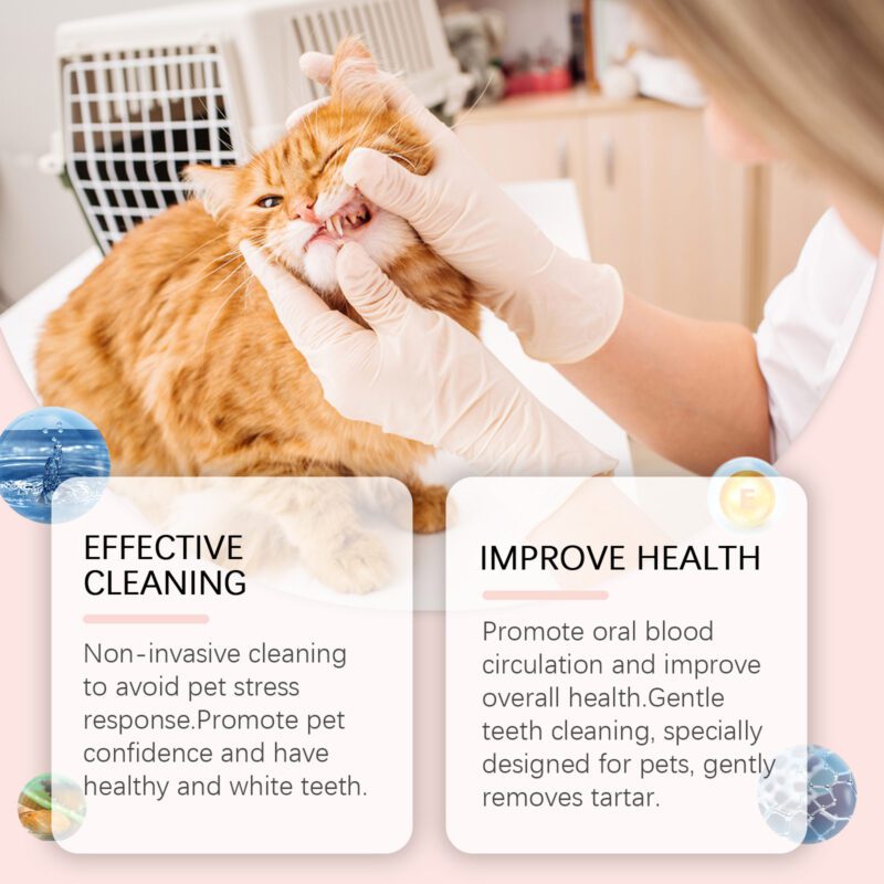Yegbong Pet Dental Cleaning Fingerset Gloves - Teeth & Gum Care Tartar Removal - Image 4