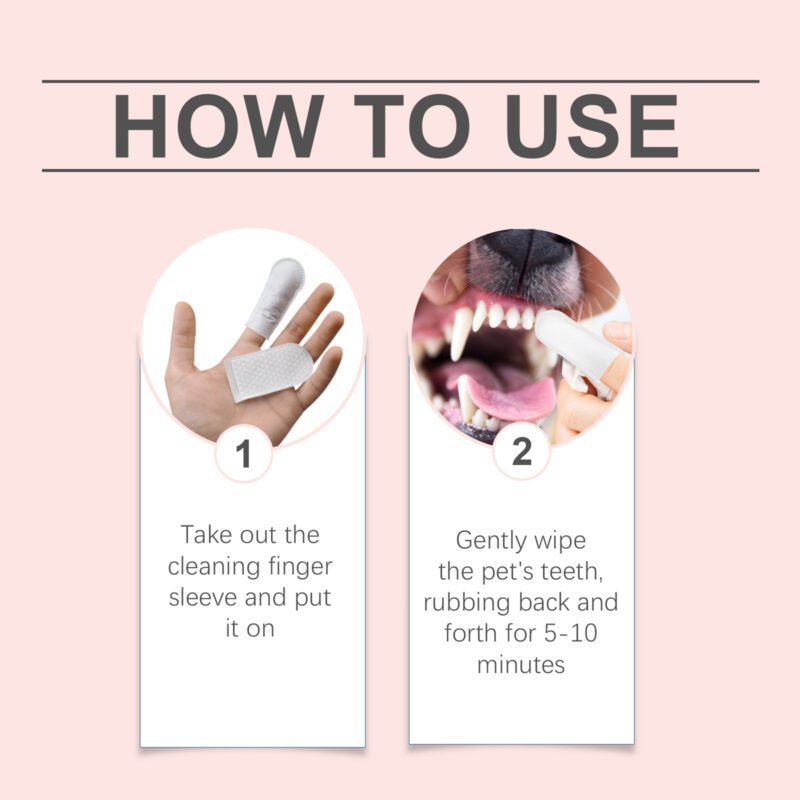 Yegbong Pet Dental Cleaning Fingerset Gloves - Teeth & Gum Care Tartar Removal - Image 6