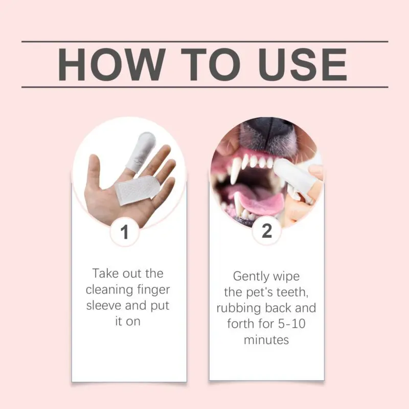 Yegbong Pet Dental Cleaning Fingerset Gloves - Teeth & Gum Care Tartar Removal - Image 6