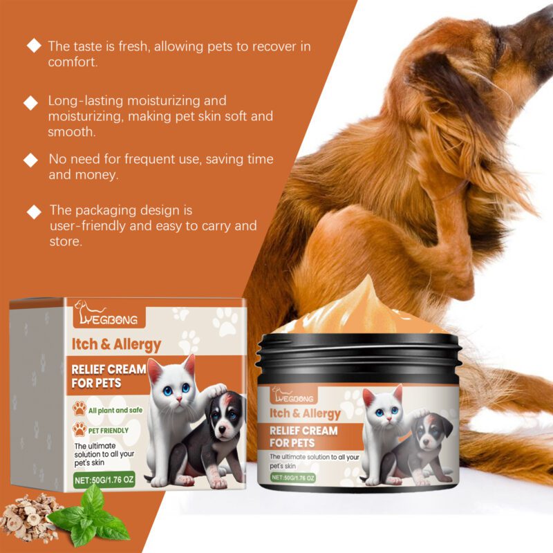 Yegbong Pet Anti-Itch Cream for Dogs & Cats: Relieve Itchy Skin & Soothe Irritation - Image 4
