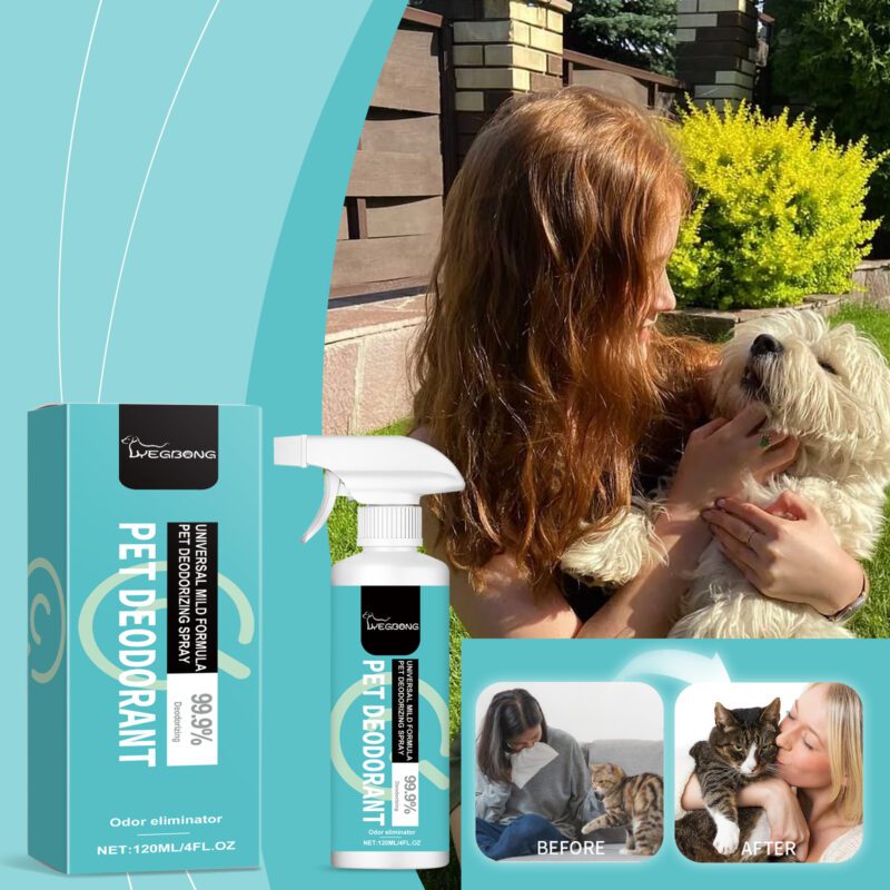 Yegbong Pet Deodorant Spray - Odor Elimination, Long-Lasting Fragrance - Image 2