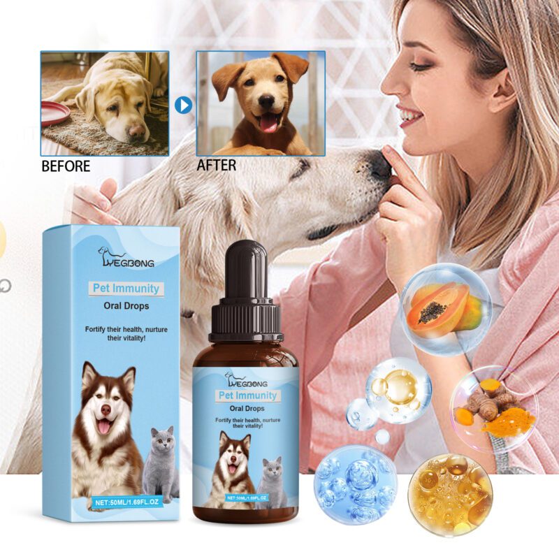 Yegbong Pet Immune Support Oral Drops - Supplement for Cats and Dogs - Image 2