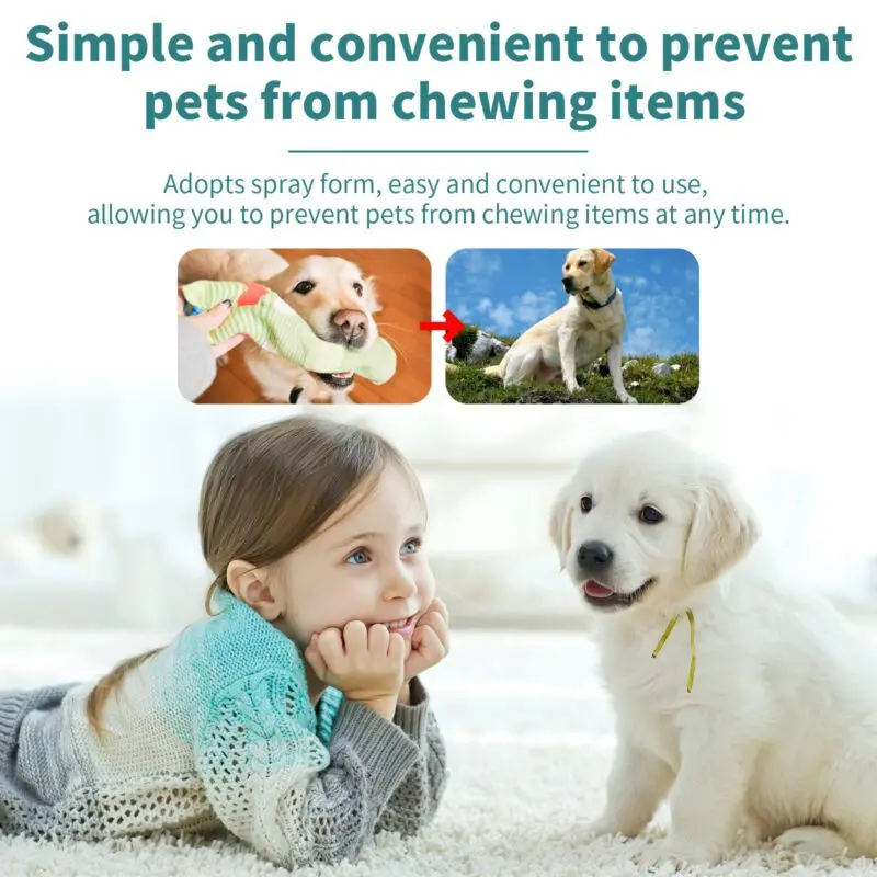 Yegbong Pet Training Spray: Anti-Chew & Anti-Scratch Deterrent for Cats and Dogs - Image 4