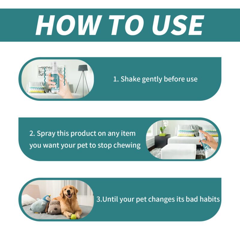 Yegbong Pet Training Spray: Anti-Chew & Anti-Scratch Deterrent for Cats and Dogs - Image 6
