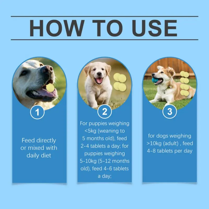 Yegbong Dog Multivitamin Tablets - Nutritional Health Supplements - Image 6