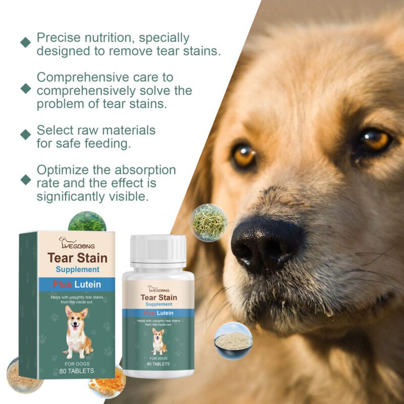 Yegbong Gentle Dog Tear Stain Remover Tablets - Pet Eye Care Supplement - Image 4