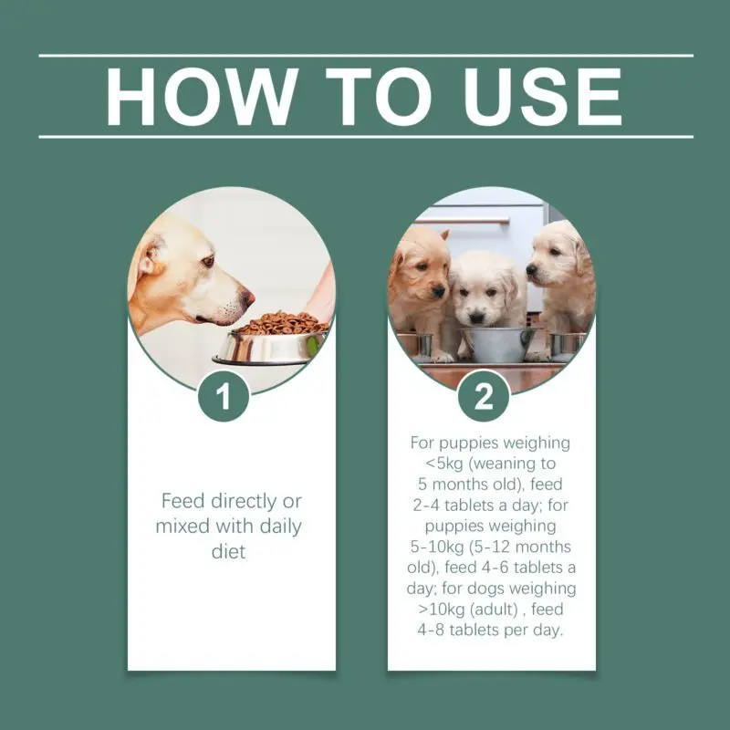 Yegbong Gentle Dog Tear Stain Remover Tablets - Pet Eye Care Supplement - Image 6