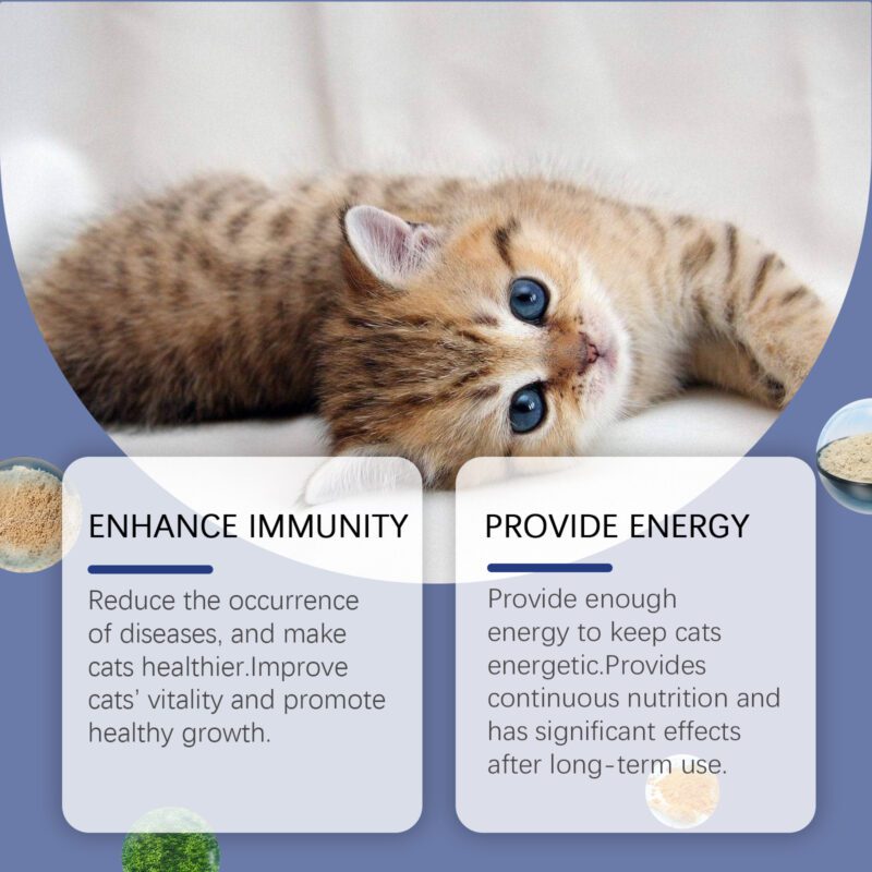 Yegbong Premium Cat Tear Stain Support Tablets - Nutritional Supplement for Cats - Image 3
