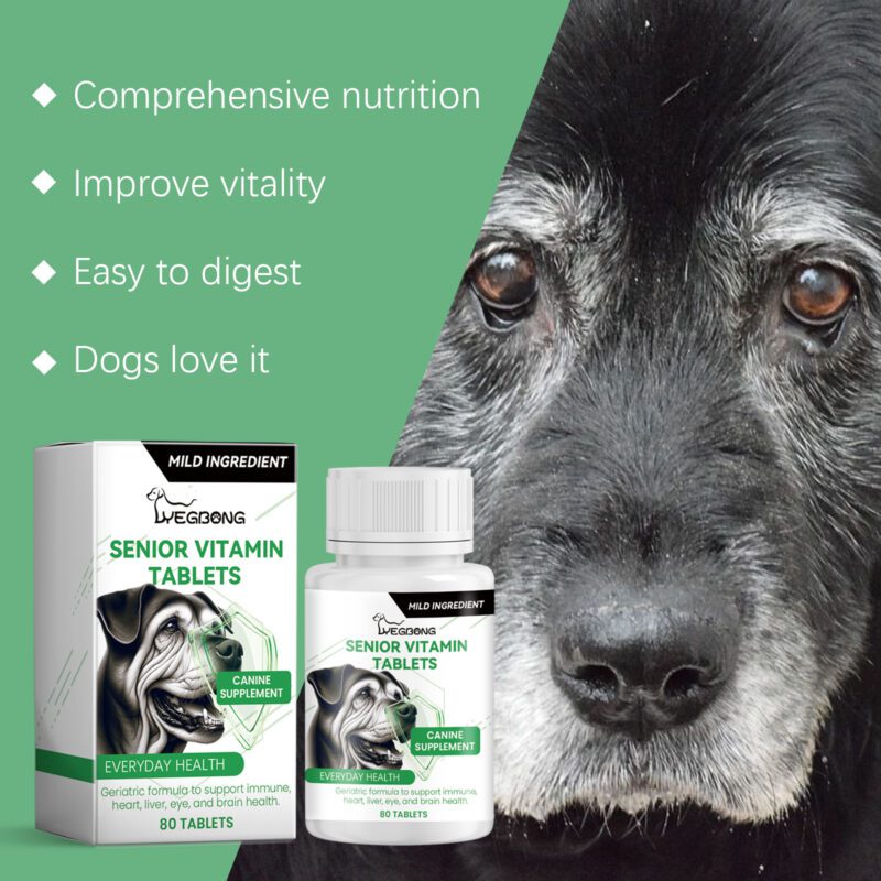 Yegbong Senior Dog Multivitamin Tablets - Nutrition Support for Elderly Pets - Image 4
