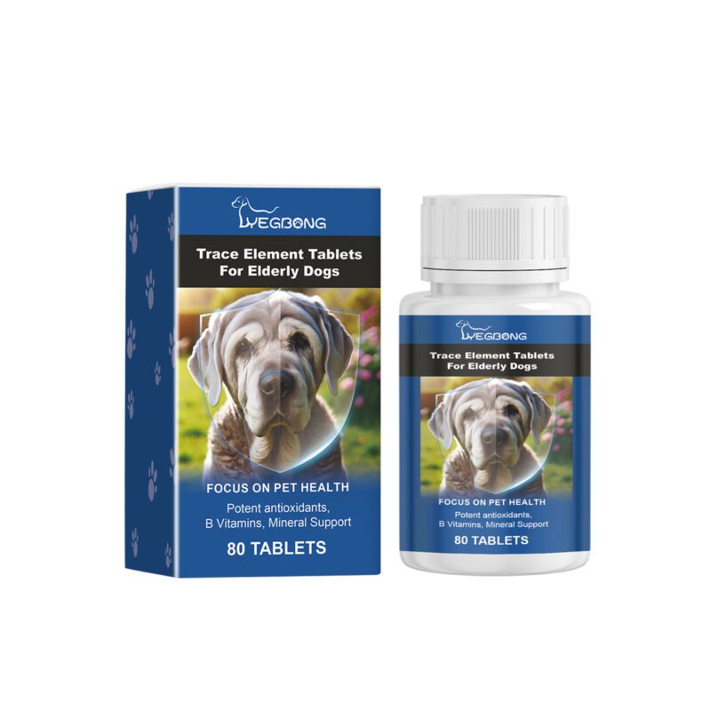 Yegbong Senior Dog Trace Element & Calcium Tablets for Nerve Health and Wellness