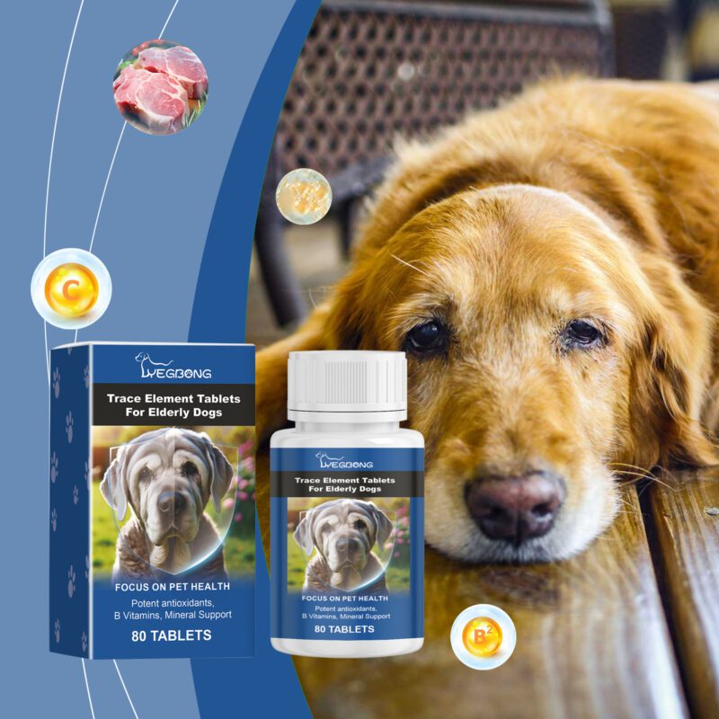 Yegbong Senior Dog Trace Element & Calcium Tablets for Nerve Health and Wellness - Image 2