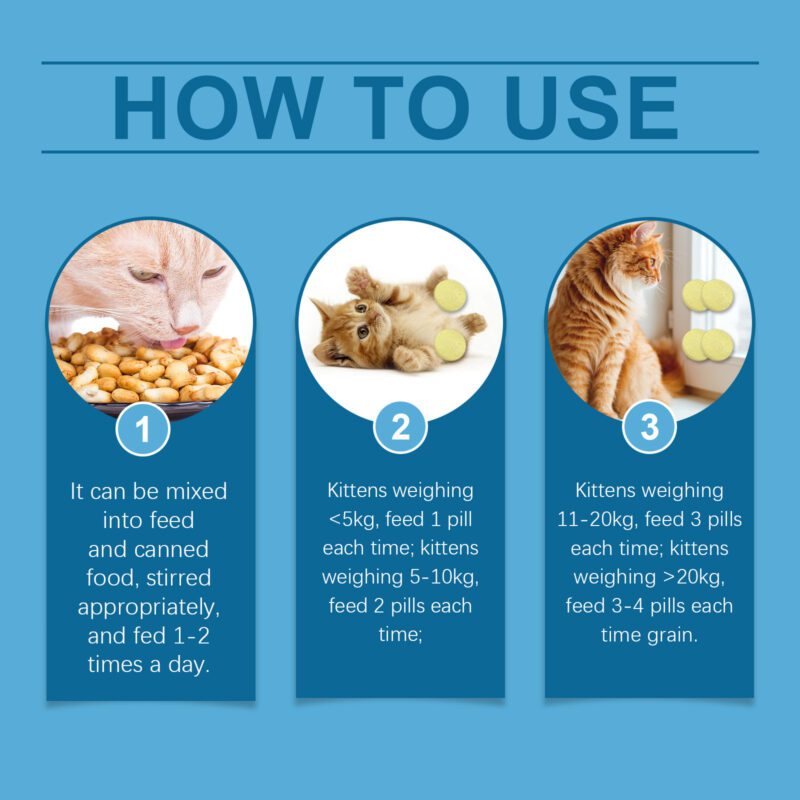 Yegbong Coenzyme Q10 Tablets for Cats - Heart Health & Vitality Supplement - Image 6