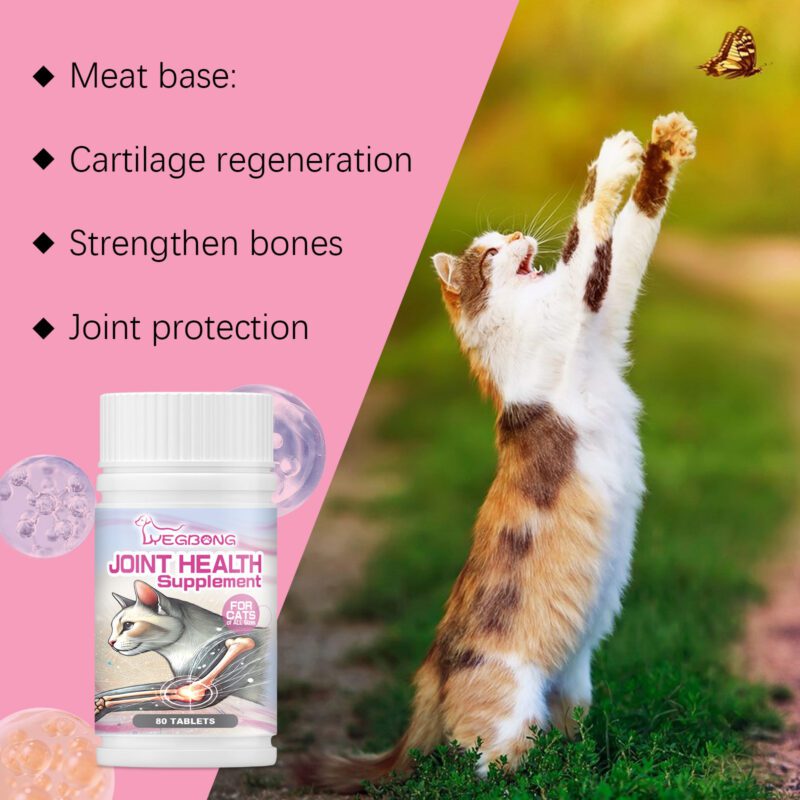 Yegbong Premium Cat Joint Care Tablets - Supports Joint Health for Cats - Image 3