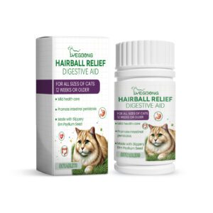 Yegbong Cat Grass Tablets with Dietary Fiber for Nutrient Absorption in Cats