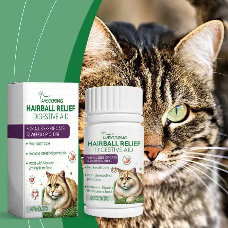 Yegbong Cat Grass Tablets with Dietary Fiber for Nutrient Absorption in Cats - Image 2