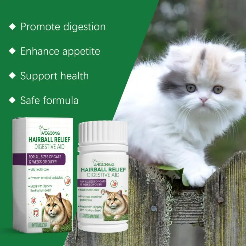 Yegbong Cat Grass Tablets with Dietary Fiber for Nutrient Absorption in Cats - Image 4