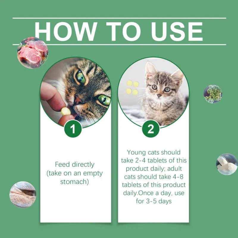 Yegbong Cat Grass Tablets with Dietary Fiber for Nutrient Absorption in Cats - Image 6