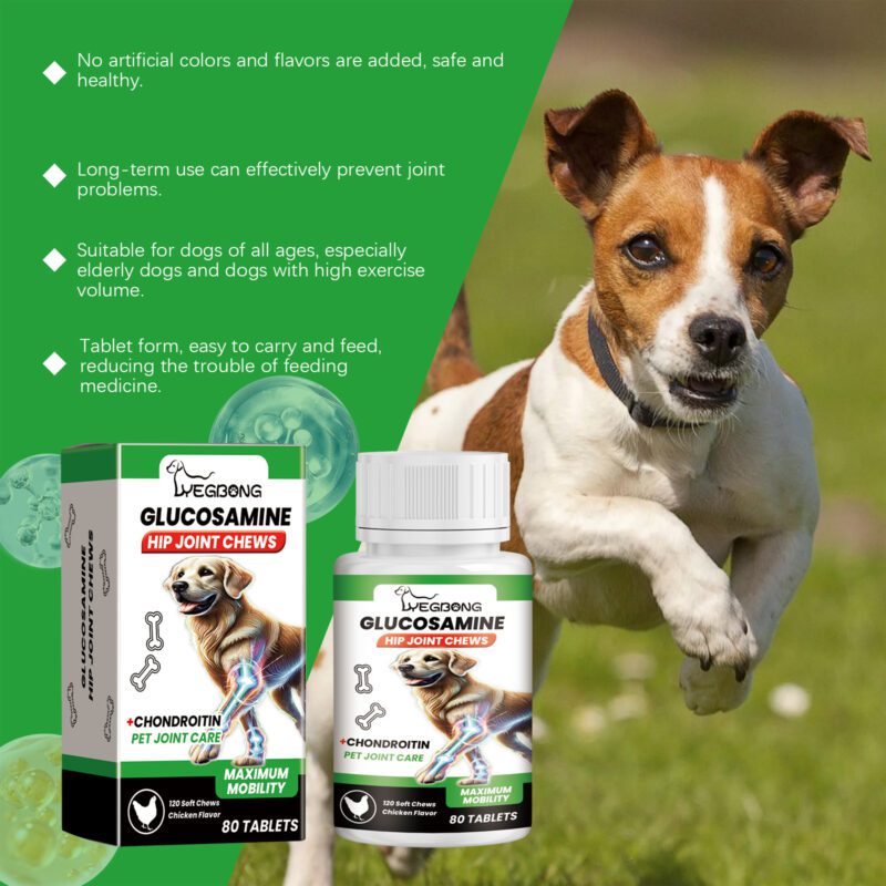 Yegbong Dog Joint Care Tablets for Joint Support and Mobility - Image 4
