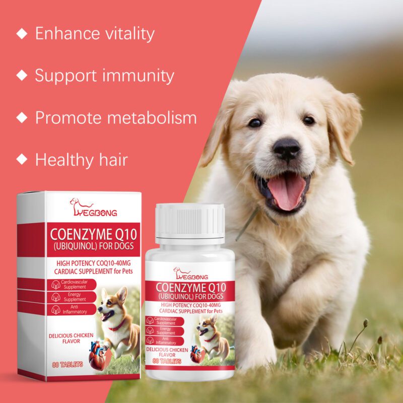 Yegbong Premium Dog Coenzyme Q10 Tablets - Heart Health Supplement for Dogs - Image 3
