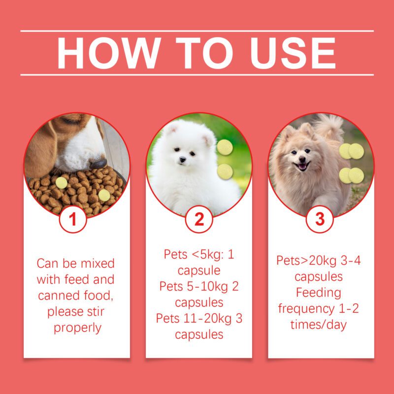 Yegbong Premium Dog Coenzyme Q10 Tablets - Heart Health Supplement for Dogs - Image 6