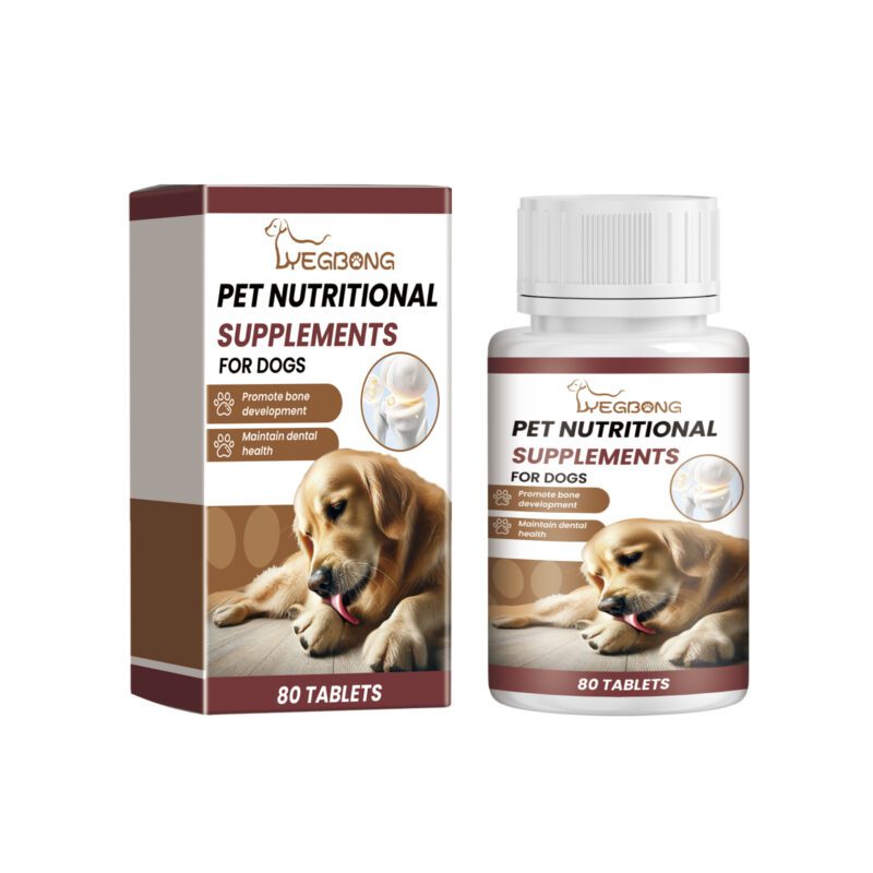 Yegbong Dog Milk Calcium Tablets - Calcium Supplements for Dogs with Oral Care & Nutrition