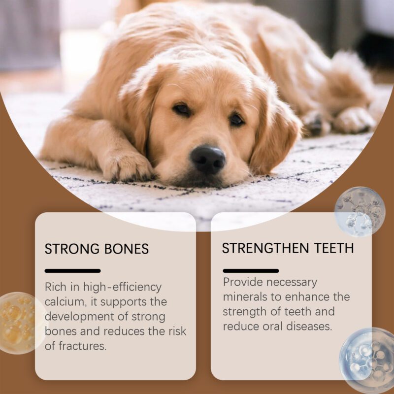Yegbong Dog Milk Calcium Tablets - Calcium Supplements for Dogs with Oral Care & Nutrition - Image 3
