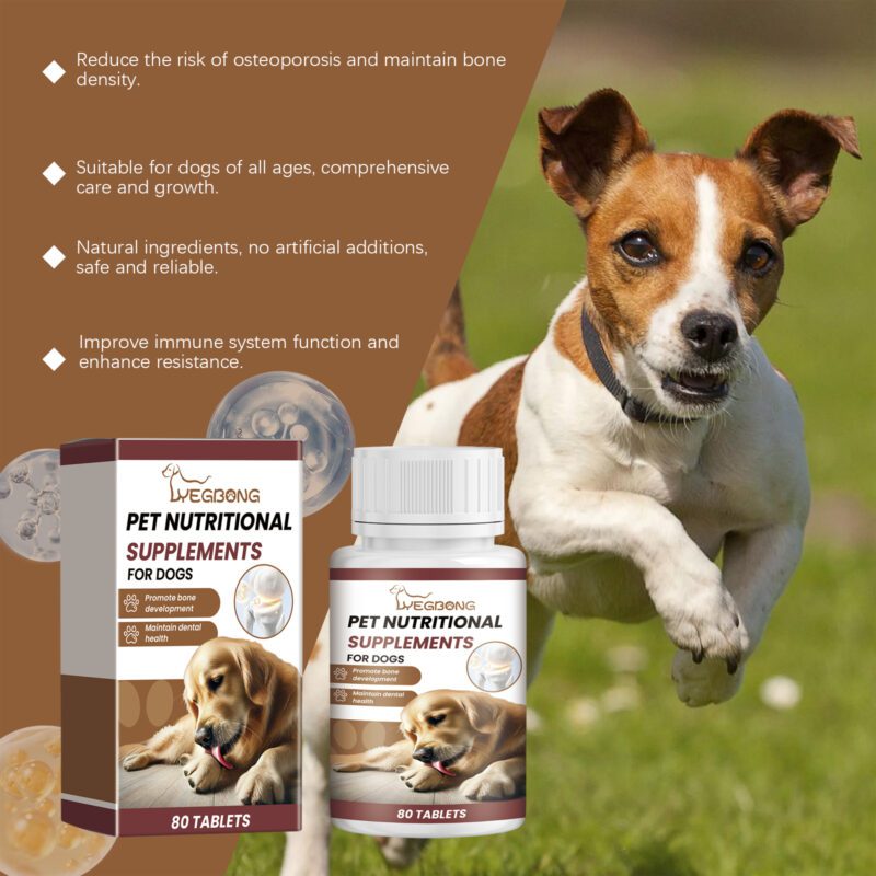 Yegbong Dog Milk Calcium Tablets - Calcium Supplements for Dogs with Oral Care & Nutrition - Image 4