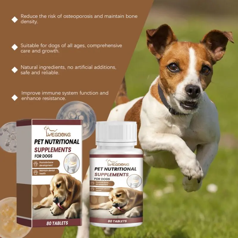 Yegbong Dog Milk Calcium Tablets - Calcium Supplements for Dogs with Oral Care & Nutrition - Image 4