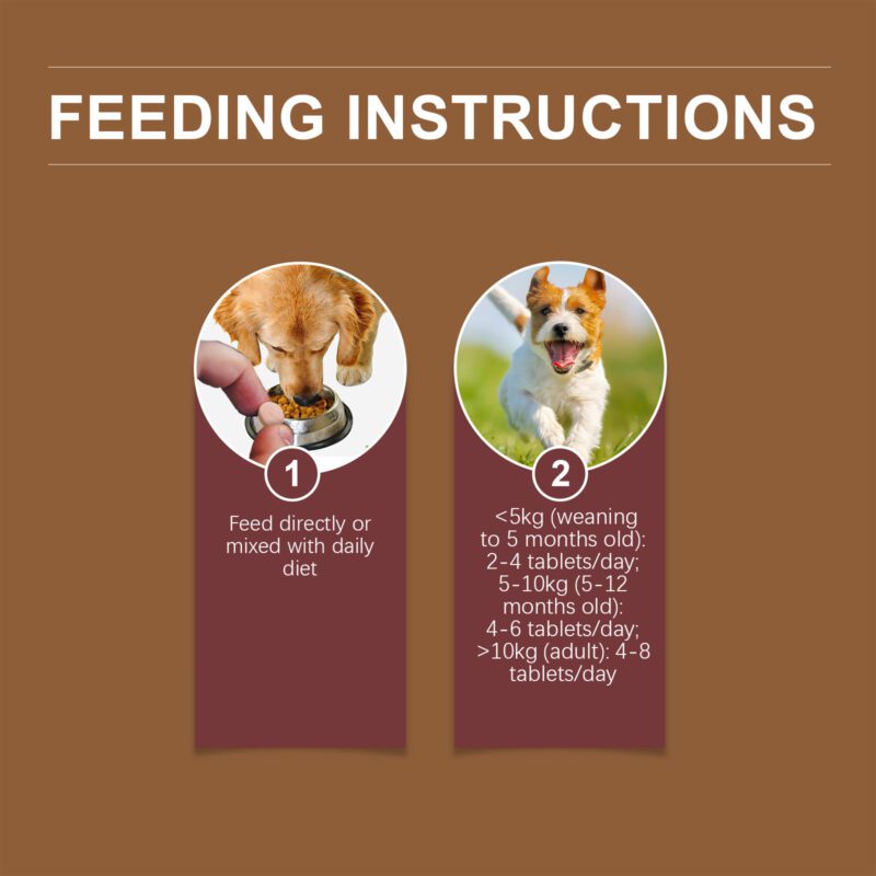 Yegbong Dog Milk Calcium Tablets - Calcium Supplements for Dogs with Oral Care & Nutrition - Image 6