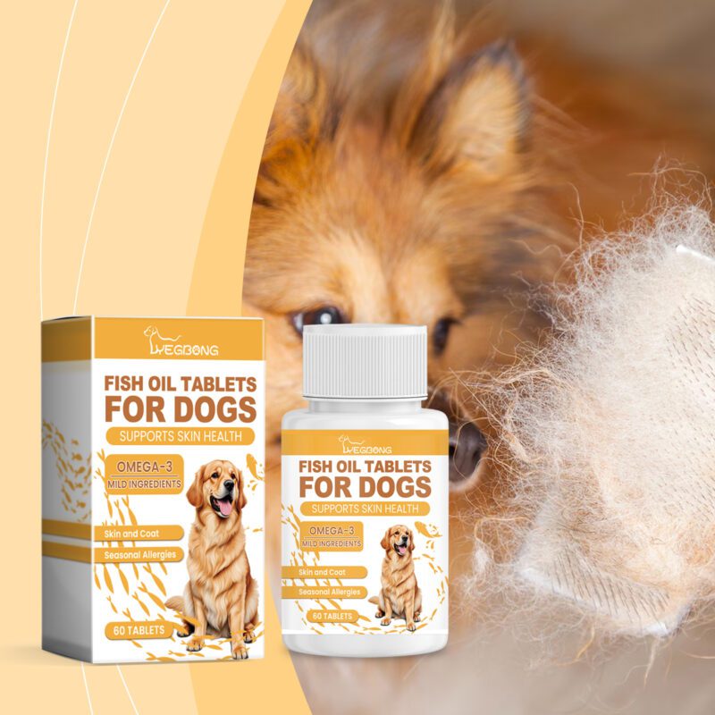 Yegbong Dog Fish Oil Tablets for Skin, Coat, and Overall Health - Image 2