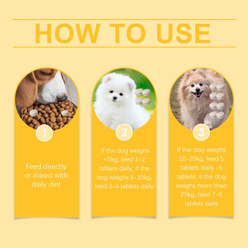 Yegbong Dog Fish Oil Tablets for Skin, Coat, and Overall Health - Image 6
