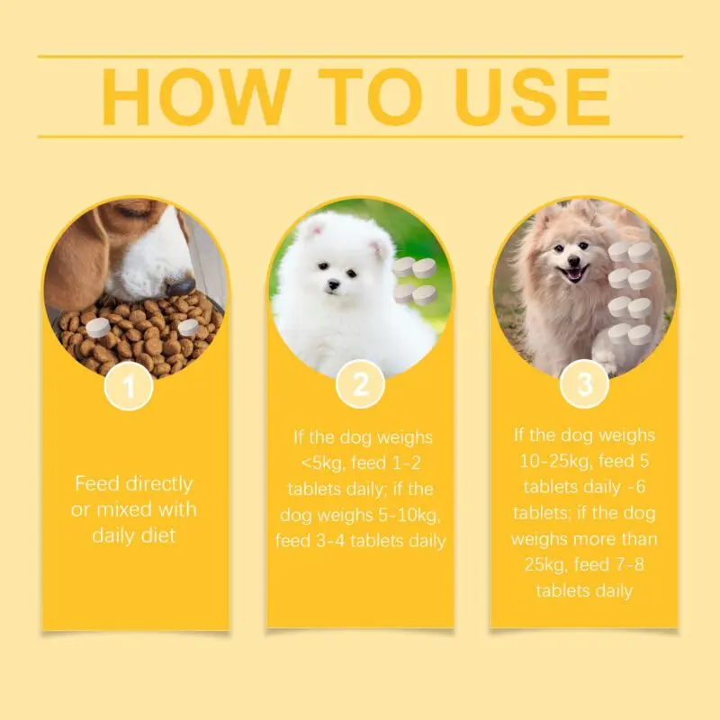 Yegbong Dog Fish Oil Tablets for Skin, Coat, and Overall Health - Image 6