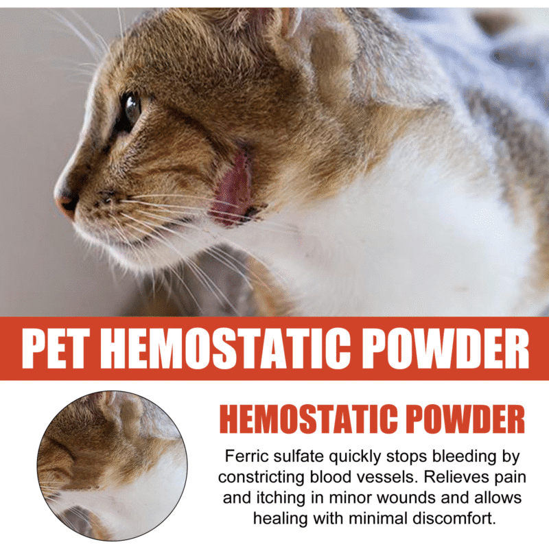 Yegbong Pet Hemostatic & Styptic Powder for Cats & Dogs - Fast-Acting Wound Care - Image 4
