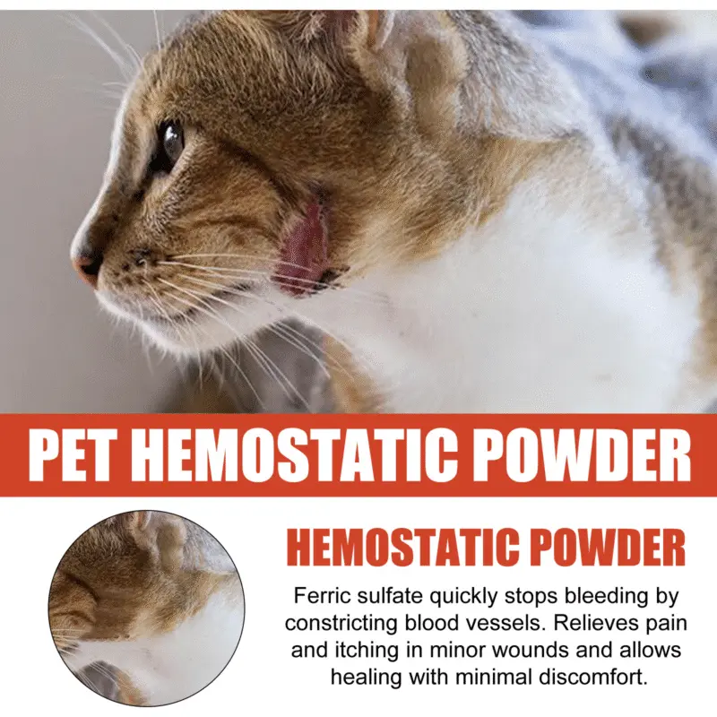 Yegbong Pet Hemostatic & Styptic Powder for Cats & Dogs - Fast-Acting Wound Care - Image 4