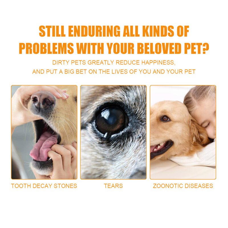 Yegbong Pet Teeth Cleaner for Dogs & Cats - Tartar Removal and Fresh Breath - Image 3