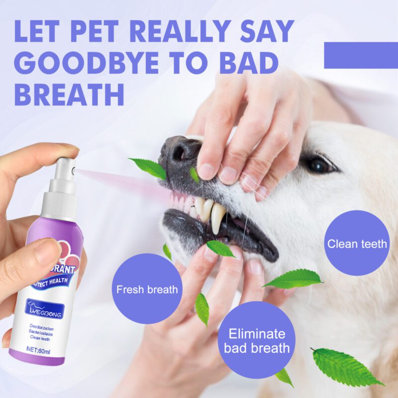 Yegbong Cat & Dog Oral Care Spray - Bad Breath Freshener and Mouth Cleaner - Image 4