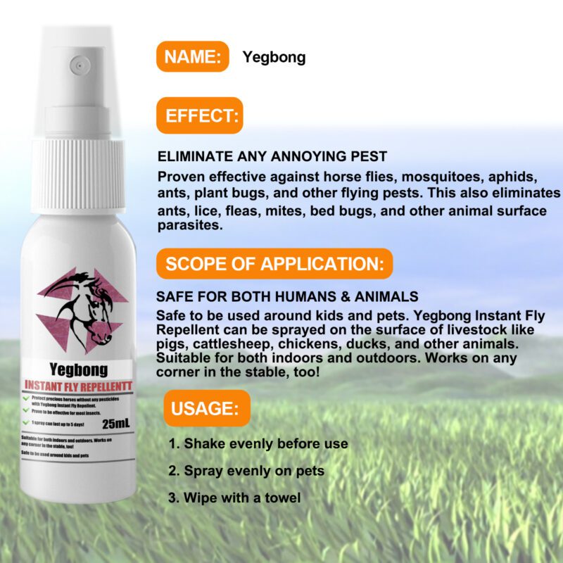 Yegbong Flea & Tick Repellent Spray for Dogs and Cats - Pest Control & Anti-Itch Solution - Image 6