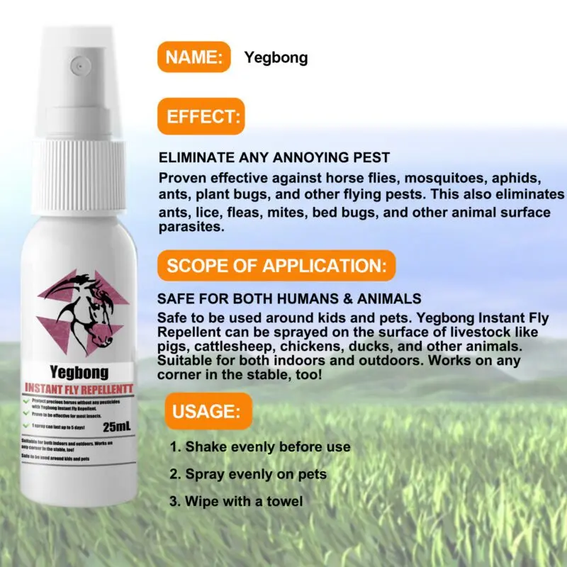 Yegbong Flea & Tick Repellent Spray for Dogs and Cats - Pest Control & Anti-Itch Solution - Image 6