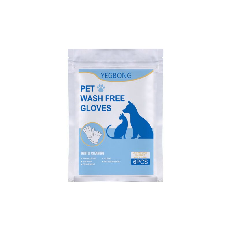 Yegbong Herbal Cleaning Gloves for Pets - Gentle Waterless Grooming