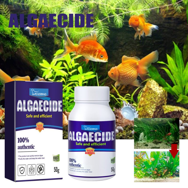 Yegbong Aquarium Algae and Moss Remover - Green Algae Cleaner for Fish Tanks - Image 2