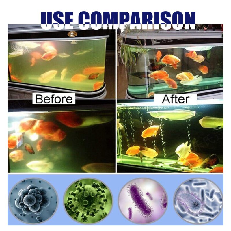 Yegbong Aquarium Algae and Moss Remover - Green Algae Cleaner for Fish Tanks - Image 5